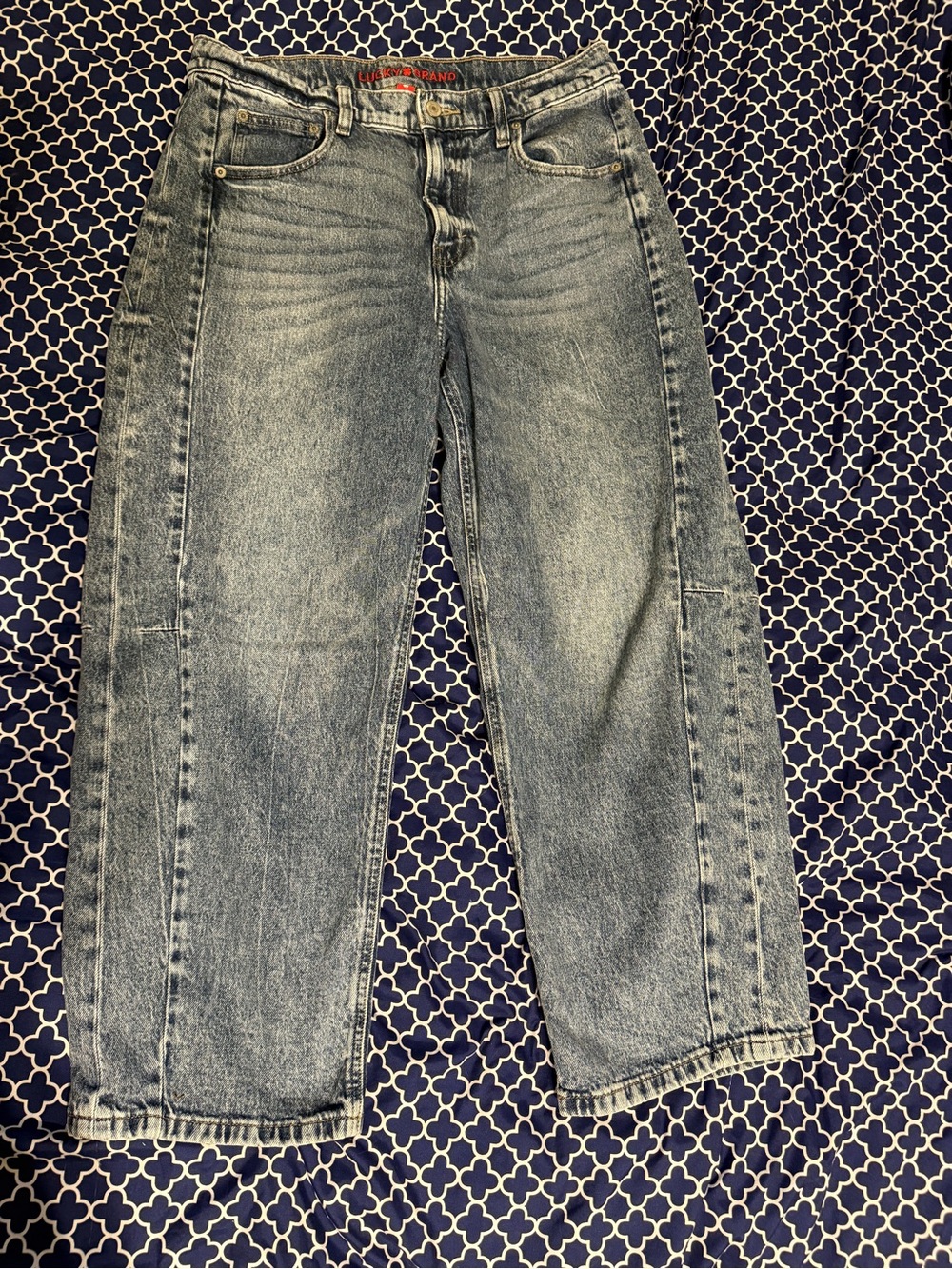 Lucky Brand Light Blue Relaxed Barrel Jeans